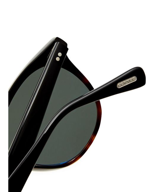 Oliver Peoples Black Desmon Sun Round-frame Sunglasses for men