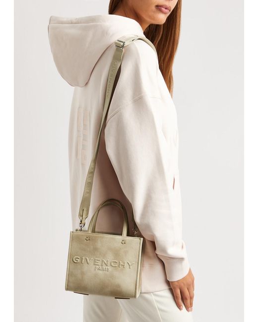 Givenchy Natural G Tote Mini Tie-dyed Canvas Cross-body Bag