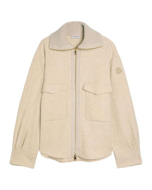 Moncler Natural Bouclé Jacket