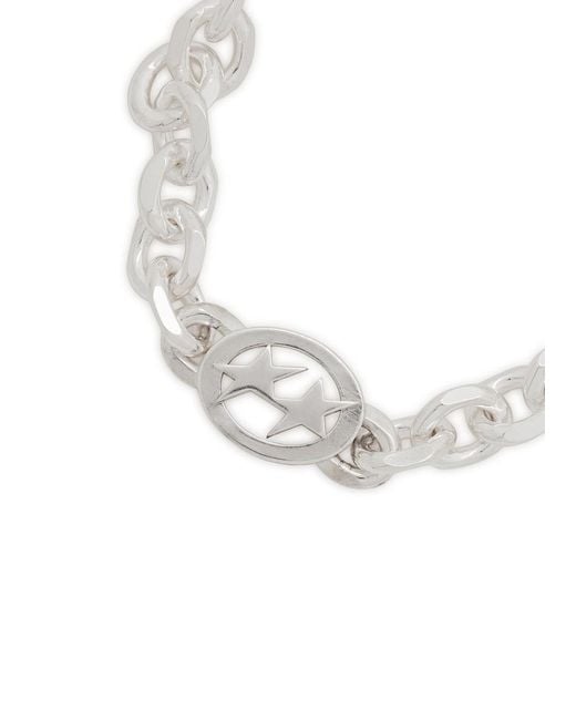 Twojeys White Icon Sterling-Plated Chain Bracelet for men