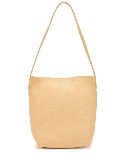 Mansur Gavriel Natural Everyday Cabas Grained Leather Shoulder Bag