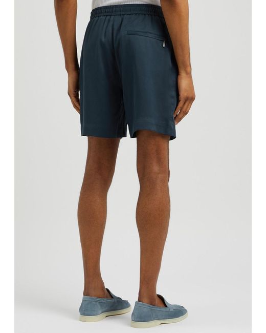 CHE Blue Twill Shorts for men
