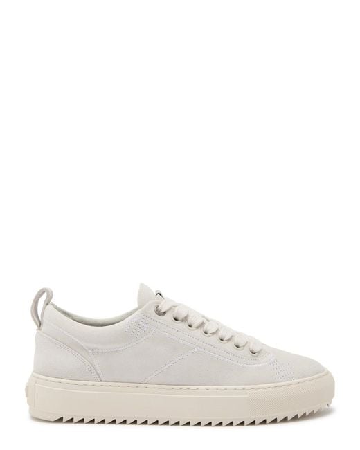 Represent White Alpha 2.0 Suede Sneakers for men