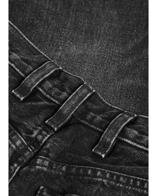 RÙADH Black The Quin Straight-Leg Jeans