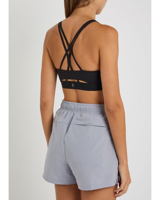 On Shoes Black Studio Stretch-Jersey Bra Top