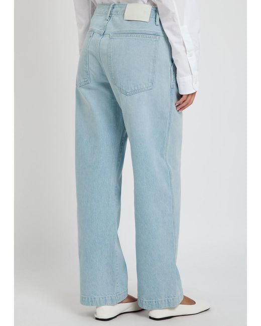 Agolde Blue X Maria Mcmanus Wide-Leg Jeans