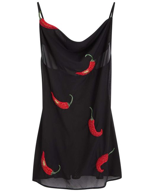 Leslie Amon Black Bondi Born Gera One-Piece Designer Swimsuit, M