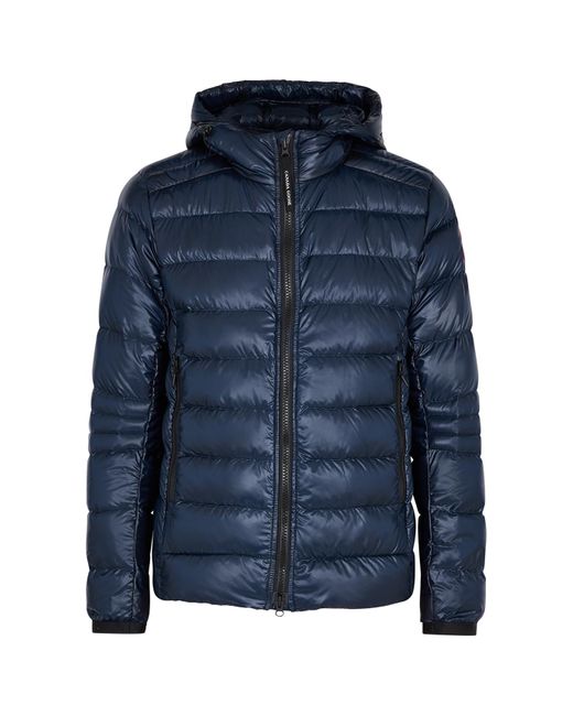 Canada Goose Blue Crofton Quilted Shell Jacket, , Shell Jacket for men