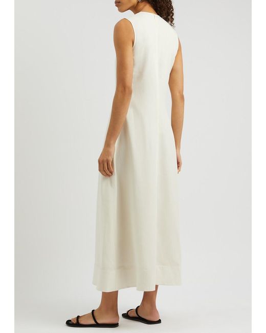 Totême  White Woven Maxi Dress