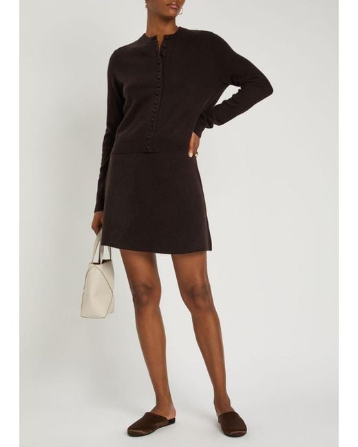 Lisa Yang Black Clare Cashmere Mini Skirt