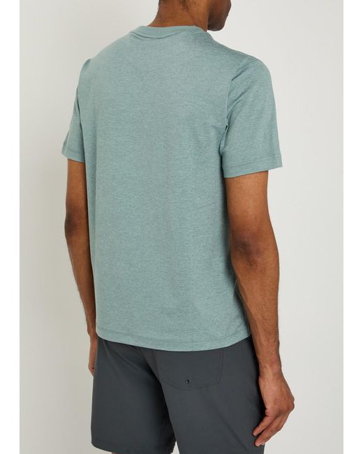 vuori Blue Ponto Performance Jersey T-Shirt for men