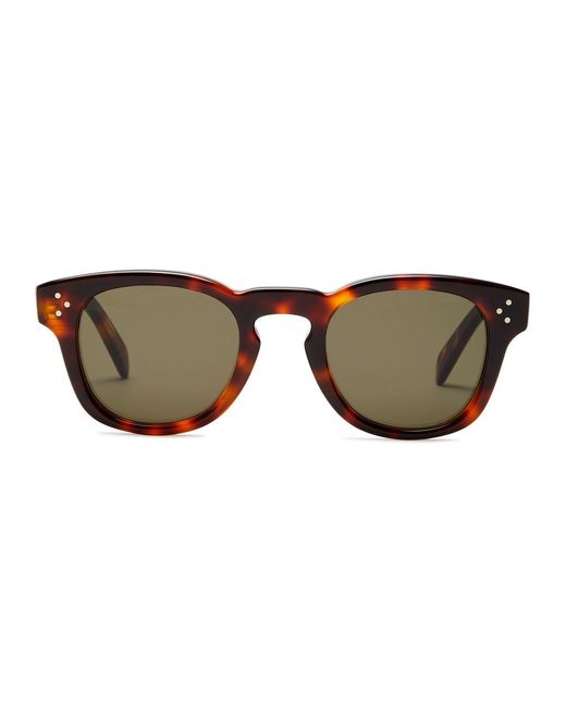 Céline Brown Round-frame Sunglasses