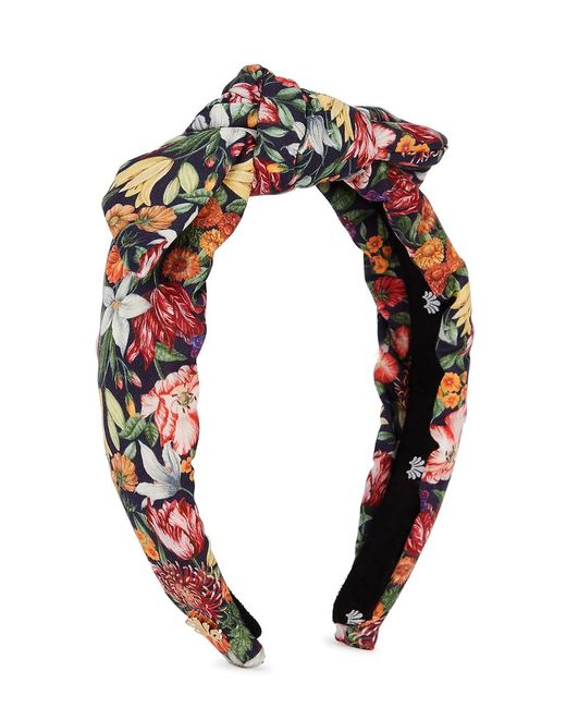 Lele Sadoughi Multicolor X Liberty Of London Royal Garland Floral-Print Headband