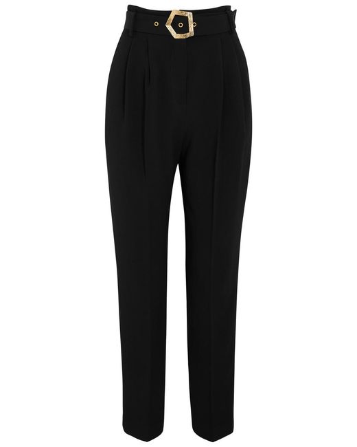 Violante Nessi Black Guttoso Slim-leg Trousers