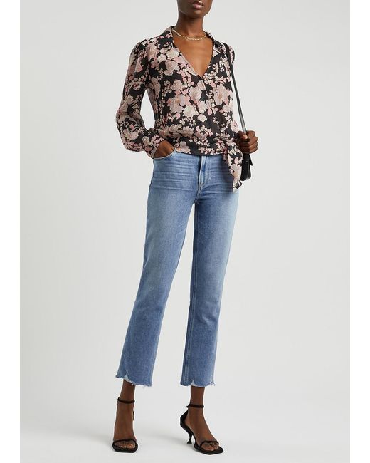 PAIGE Blue Cindy Slim-Leg Jeans