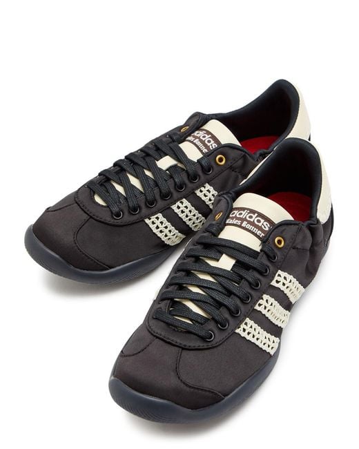 Wales Bonner Black Adidas X Karintha Satin Sneakers