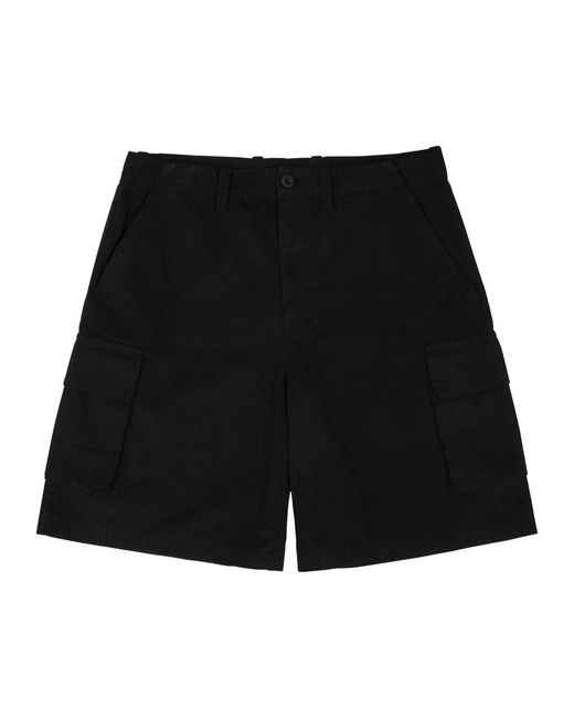 Our Legacy Black Mount Canvas Cargo Shorts for men