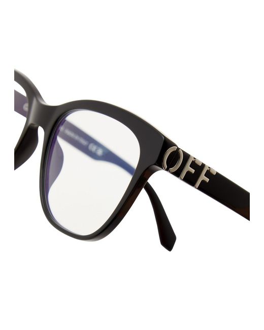 Off-White c/o Virgil Abloh Black Off- Style 69 Square-Frame Optical Glasses for men
