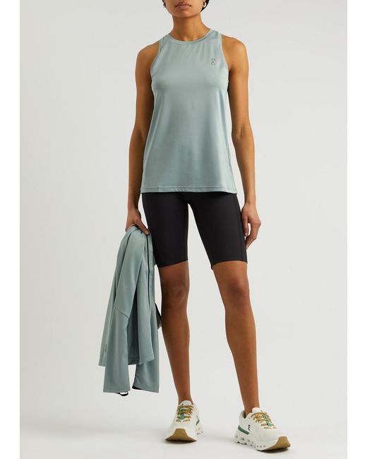 On Shoes Green Core Stretch-Jersey Tank