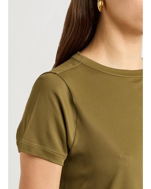 Khaite Green Samson Jersey T-Shirt