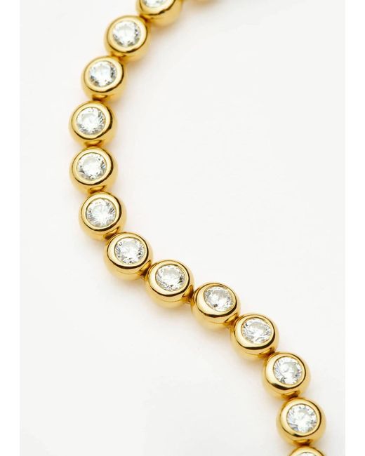 Missoma Metallic Round Tennis 18Kt Vermeil Bracelet