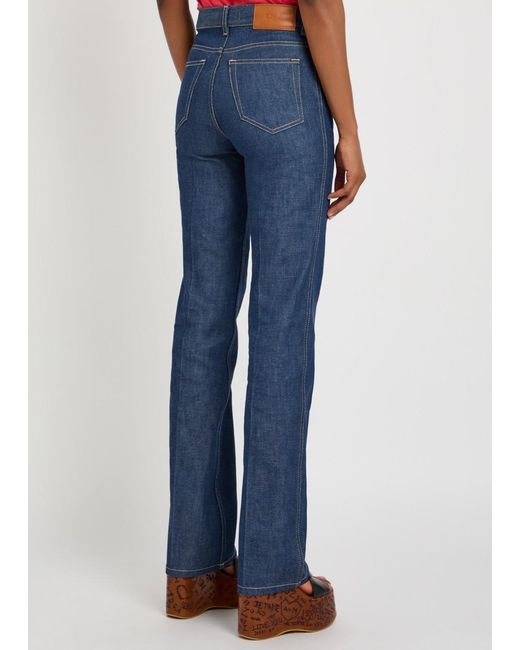 Chloé Blue Straight-Leg Jeans