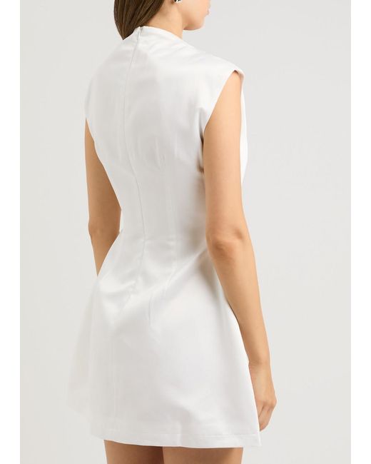 Odd Muse White The Ultimate Muse Satin Mini Dress