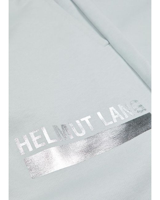 Helmut Lang White Outer Space Logo-print Cotton Sweatpants for men