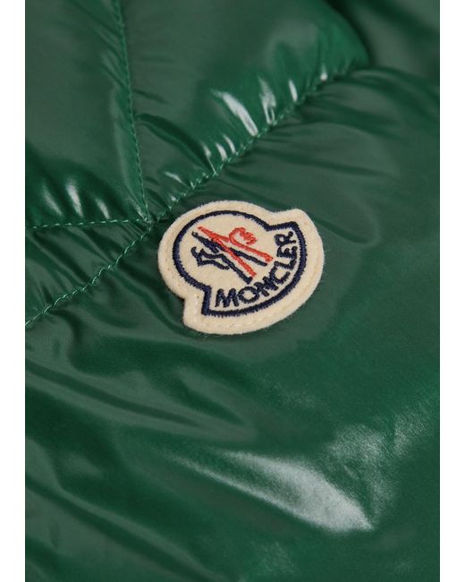 Moncler Green Parana Padded Nylon Jacket for men
