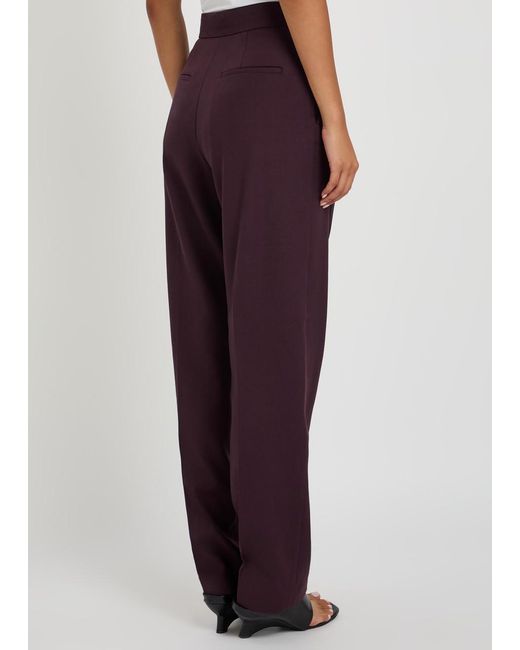 Roksanda Purple Ragosta Wool Trousers