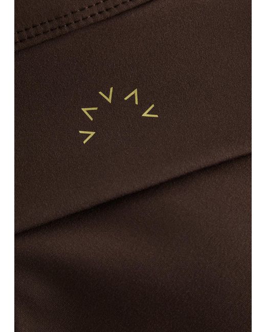 Varley Brown Freesoft Cori Stretch-Jersey Bra Top