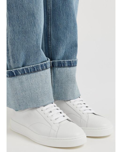 Lanvin White Ddb0 Leather Sneakers for men