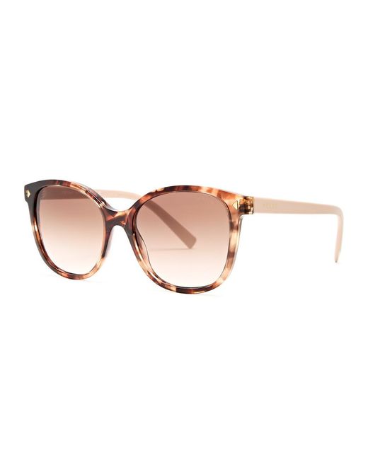 Prada Pink Wayfarer-Style Sunglasses for men