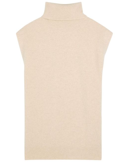 Joseph Natural Cashmere-Blend Vest
