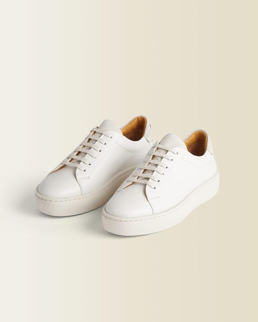 jigsaw leather trainers