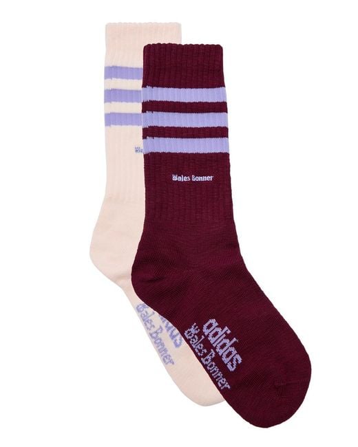 Wales Bonner Brown Adidas X Cotton-Blend Socks
