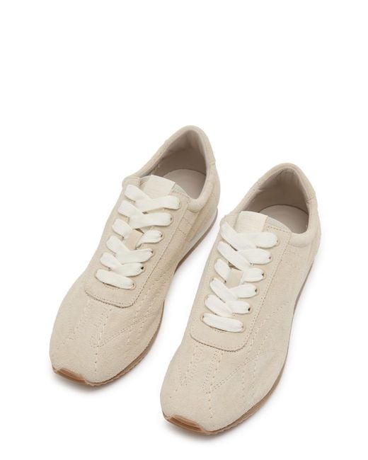Totême  White Flex Suede Sneakers