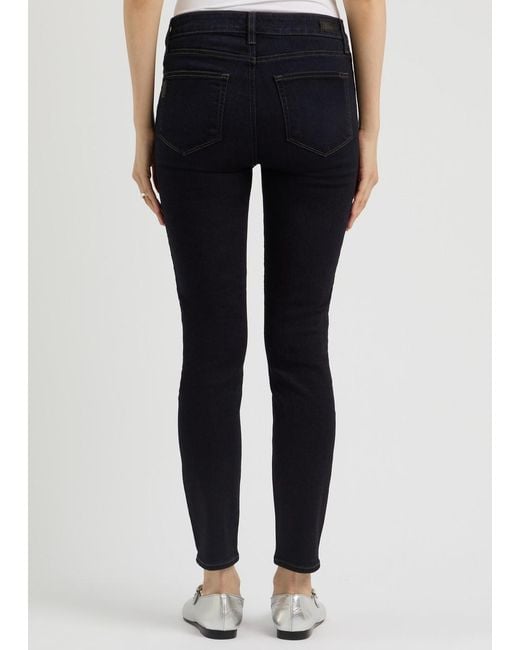 PAIGE Blue Hoxton Ankle Skinny Jeans
