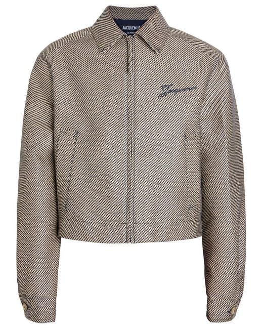 Jacquemus Gray La Veste De-Nîmes Canevas Denim Jacket for men