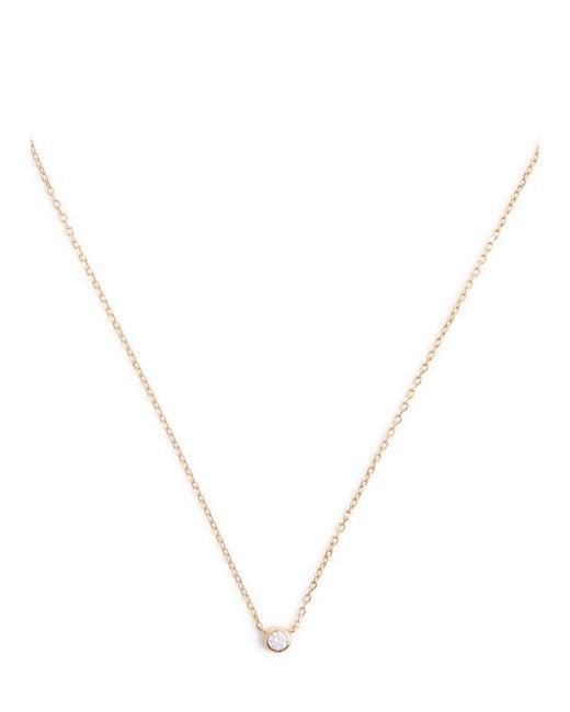 Astrid & Miyu Metallic Essential Crystal Charm 18Kt-Plated Necklace