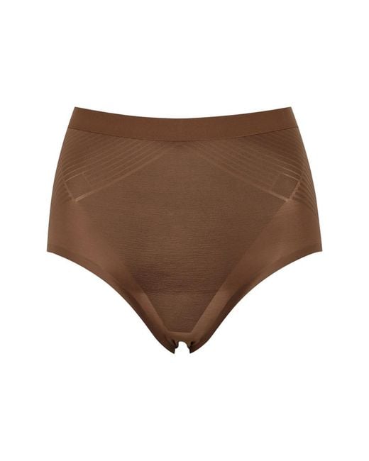 Spanx Brown Thinstincts 2.0 High-Waist Briefs