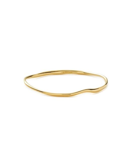 Missoma White Molten Ripple 18Kt Vermeil Bangle