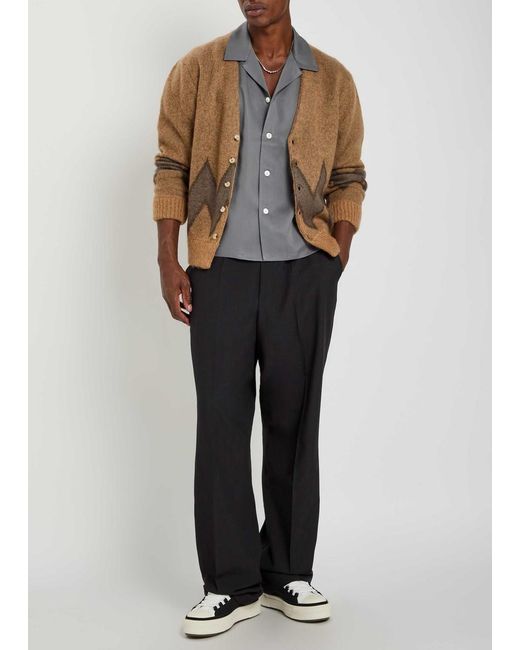 Second Layer Gray Avenue Woven Shirt for men