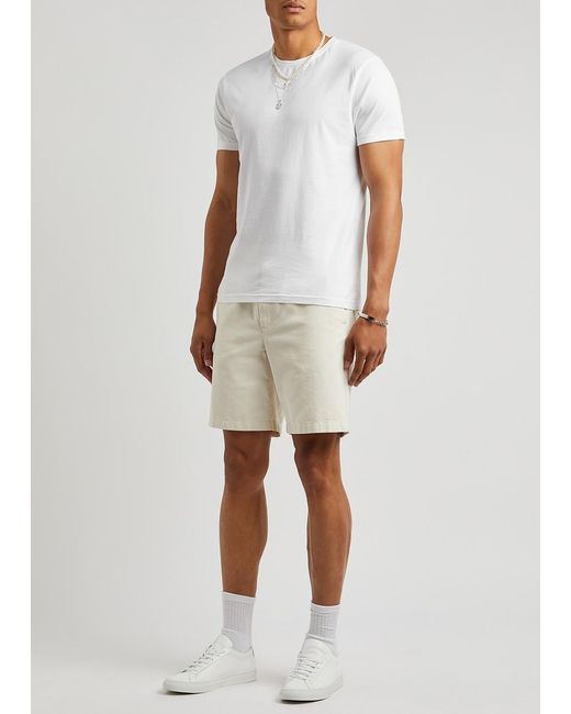 COLORFUL STANDARD White Cotton T-shirt for men