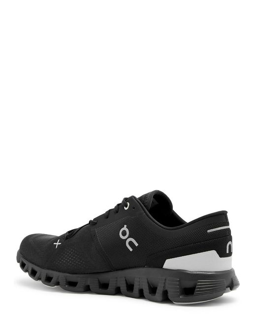 On Shoes Black On Cloud X 3 Mesh Sneakers for men
