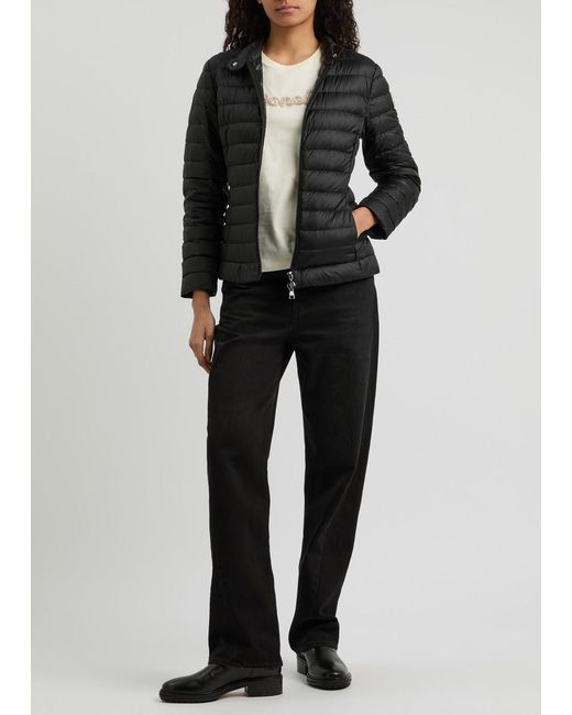 Moncler Black Igelle Quilted Shell Jacket