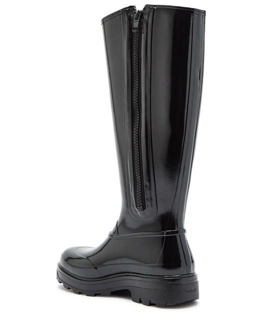 Kassl Black X Tretorn Tijntje Glossed Rubber Wellington Boots
