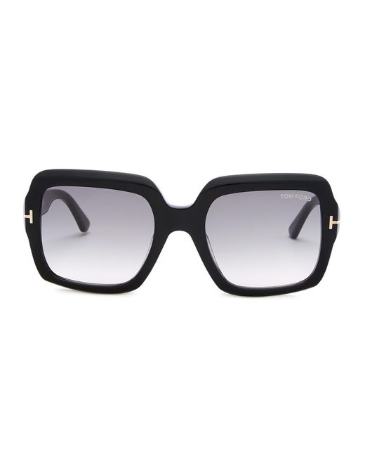 Tom Ford Black Kaya Square-frame Sunglasses