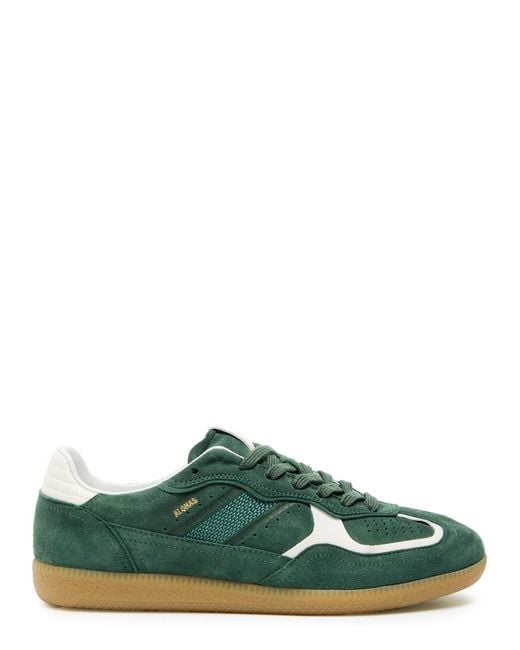 Alohas Green Tb.490 Rife Panelled Suede Sneakers