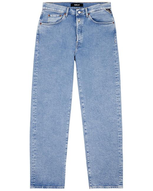 Replay Blue M9z1 Straight-leg Jeans for men